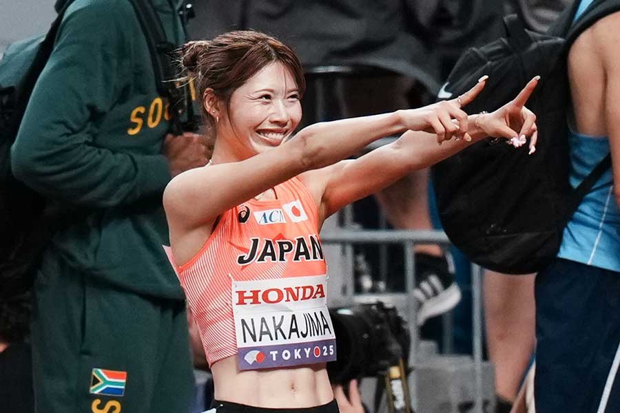 女子100メートル障害の中島ひとみ【写真:中戸川知世】