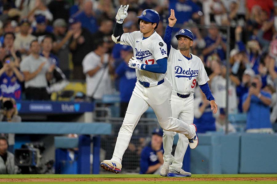今季51号を放ったドジャースの大谷翔平【写真：ロイター】