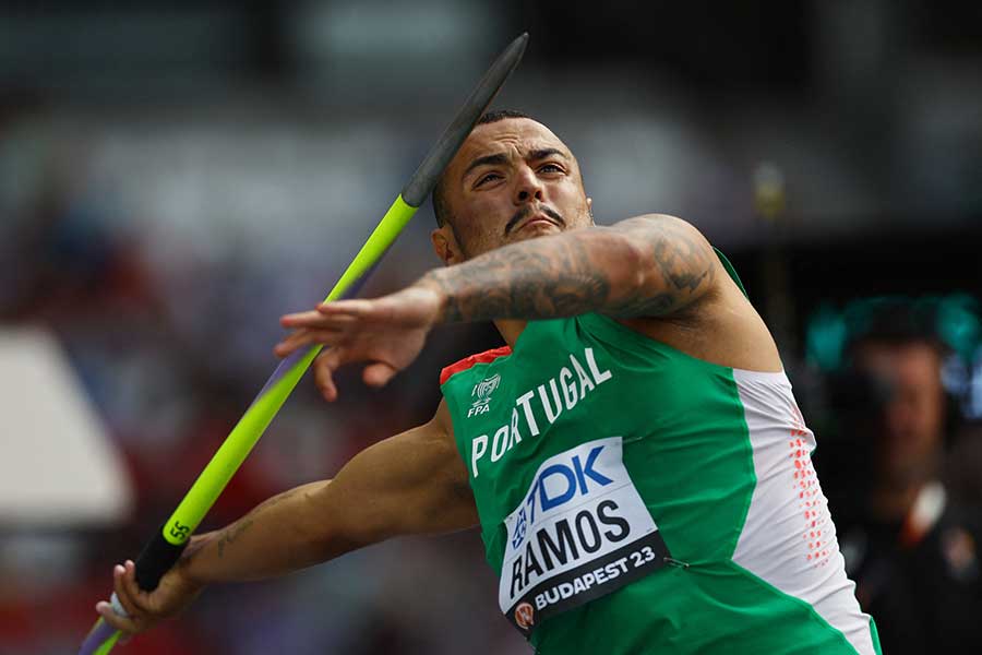2023年大会に出場した男子やり投げのレアンドロ・ラモス【写真：ロイター/アフロ】