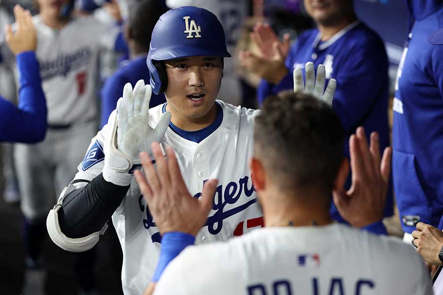 ドジャースの大谷翔平【写真：ロイター】