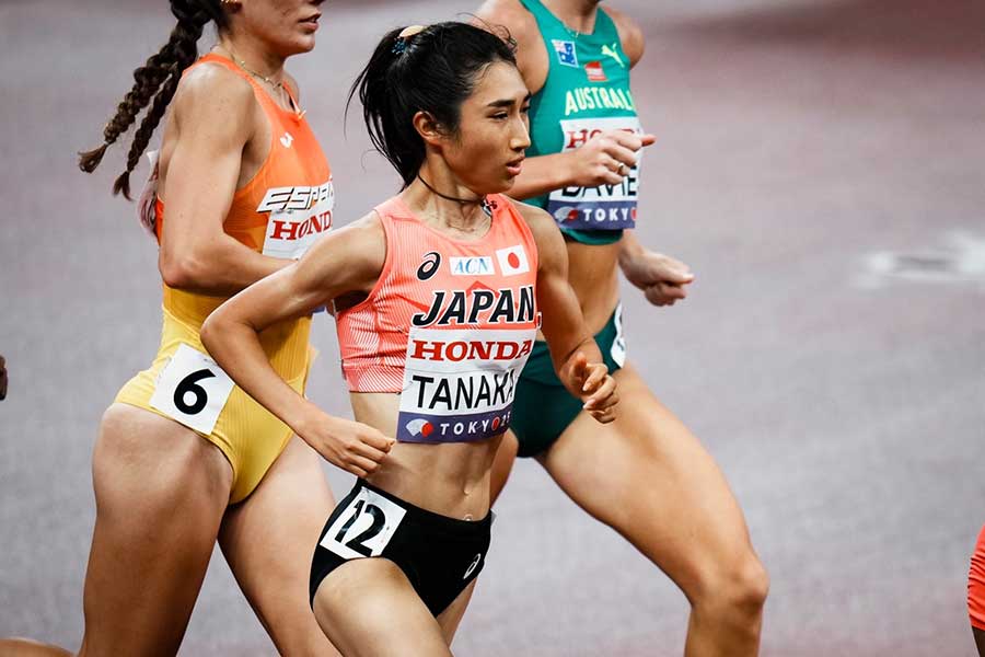 女子5000メートル決勝に出場した田中希実【写真：中戸川知世】