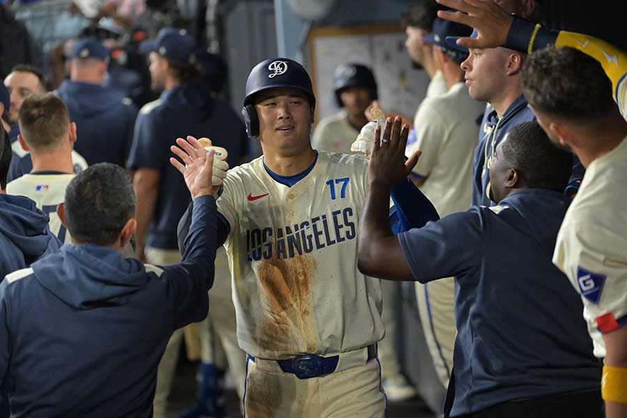 53号を放ったドジャースの大谷翔平【写真：ロイター】