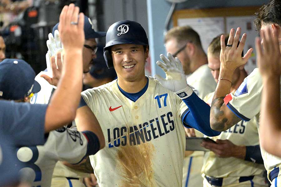 ドジャースの大谷翔平【写真：ロイター】