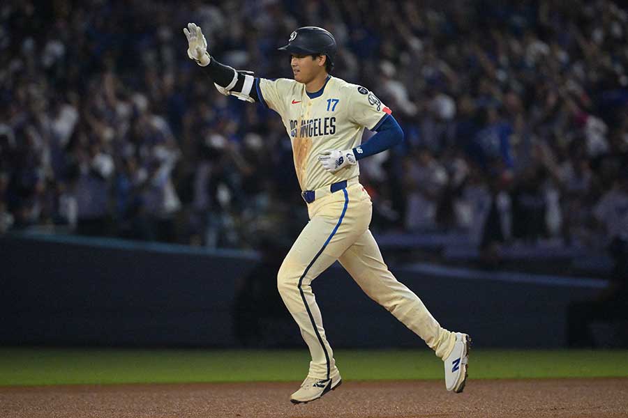 53号を放ったドジャースの大谷翔平【写真：ロイター】