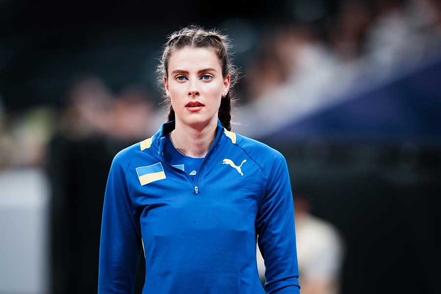 女子走り高跳びのヤロスラワ・マフチフ【写真：中戸川知世】