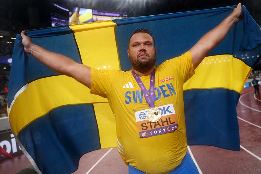 男子円盤投げのダニエル・スタール【写真:ロイター】