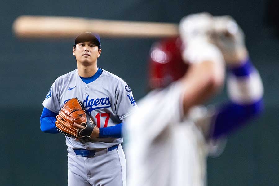 敵地ダイヤモンドバックス戦に先発したドジャースの大谷翔平【写真：ロイター】