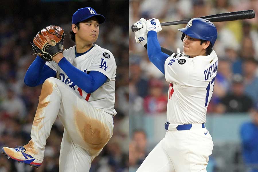 投打二刀流で活躍するドジャースの大谷翔平【写真:ロイター】