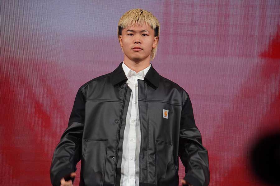 都内で会見を行った那須川天心【写真：澤田直人】