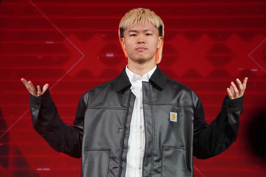 都内で会見を行った那須川天心【写真：澤田直人】