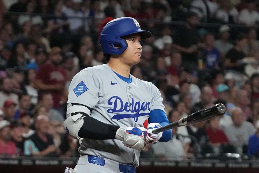 ダイヤモンドバックス戦に出場したドジャースの大谷翔平【写真：ロイター】