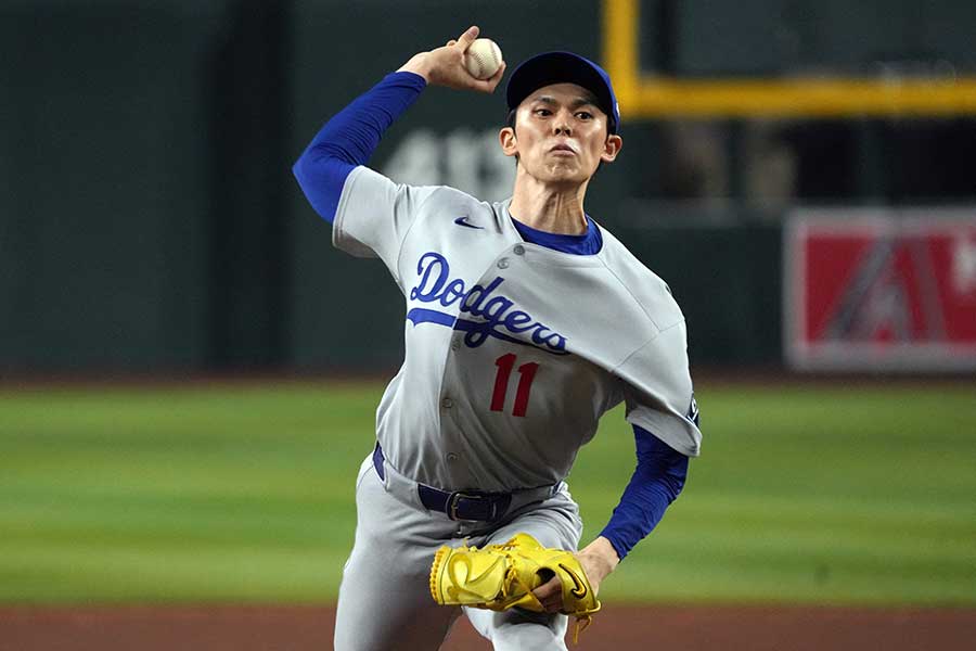 ドジャースの佐々木朗希【写真:ロイター】