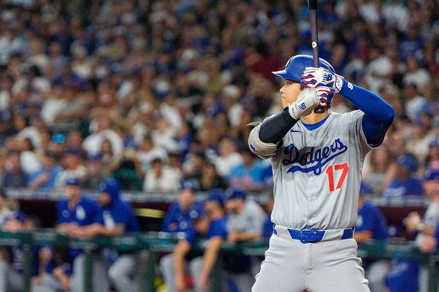 ダイヤモンドバックス戦に出場したドジャースの大谷翔平【写真:ロイター】