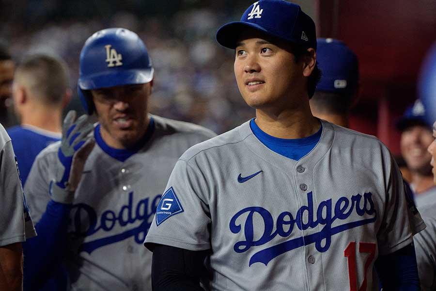 ダイヤモンドバックス戦に出場した大谷翔平【写真：ロイター】