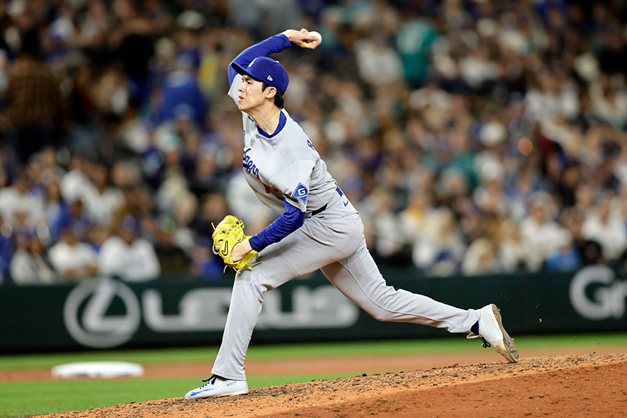 ドジャースの佐々木朗希【写真：ロイター】