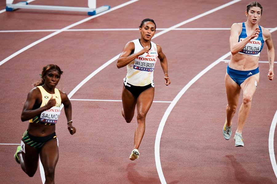 ファンデンブルークは工夫を凝らし、医学と両立しながら世界と戦い続ける【写真：中戸川知世】