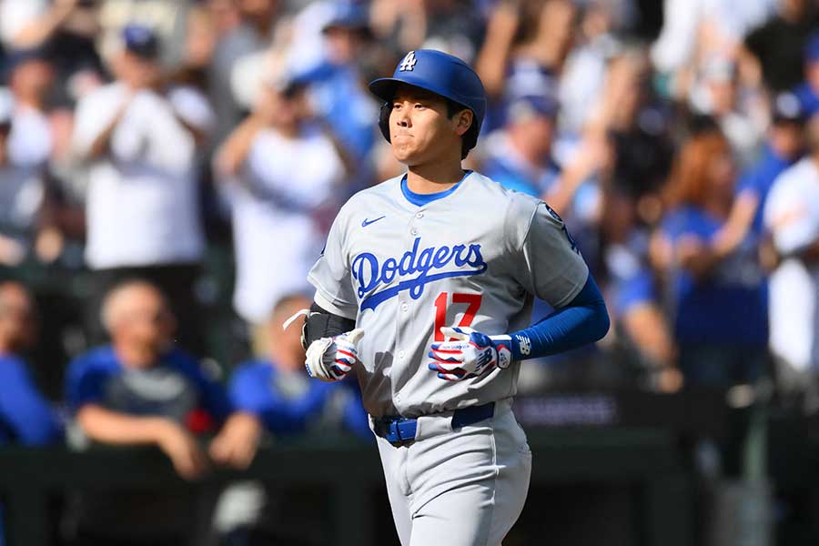 今季55号を放ったドジャースの大谷翔平【写真：ロイター】