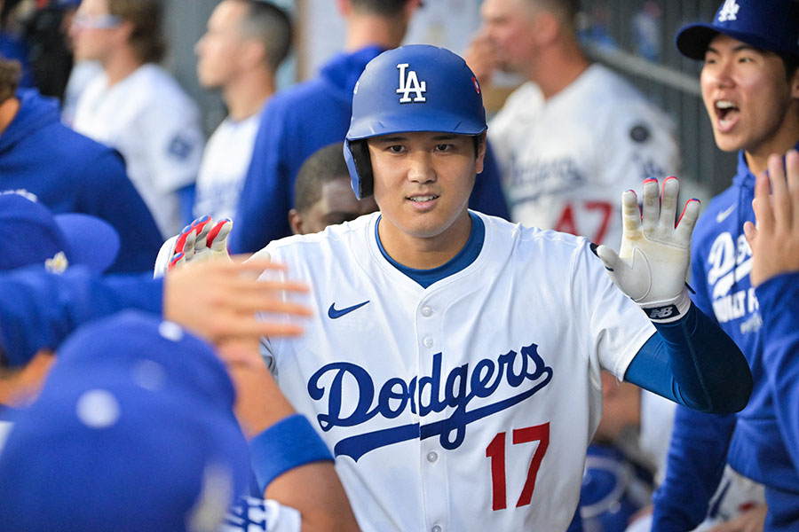 ドジャースの大谷翔平【写真：ロイター】