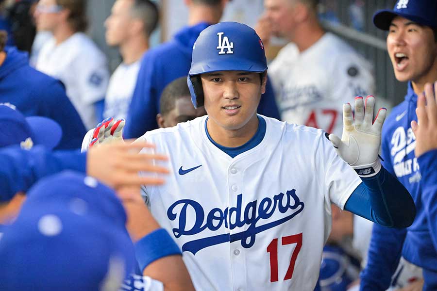 ドジャースの大谷翔平【写真：ロイター】