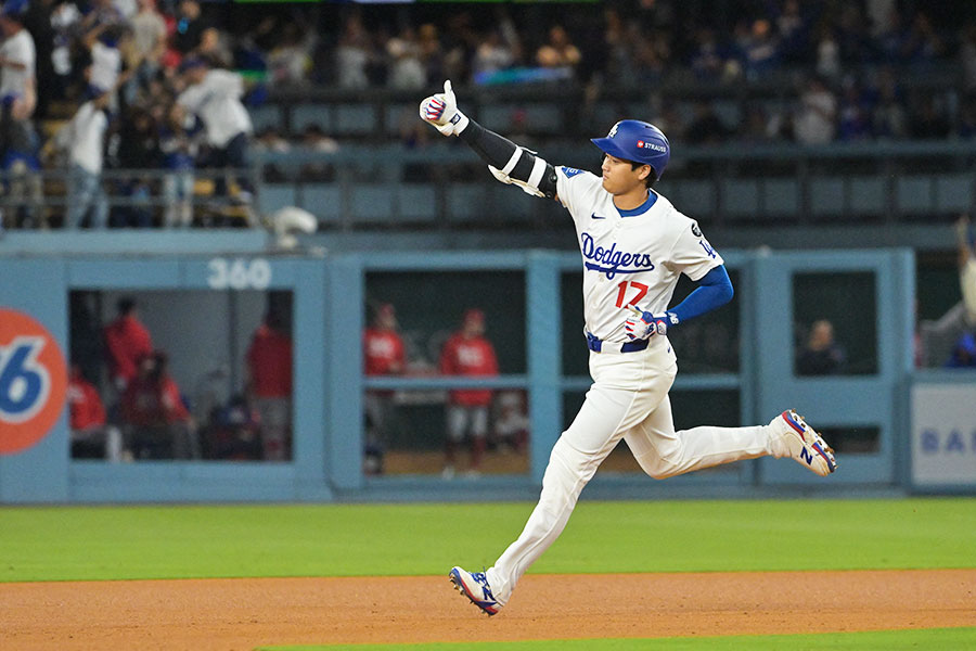 2本の本塁打を放ったドジャースの大谷翔平【写真：ロイター】