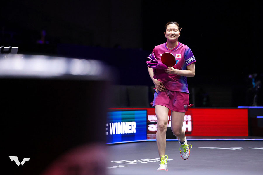 橋本帆乃香【写真：World Table Tennis提供】