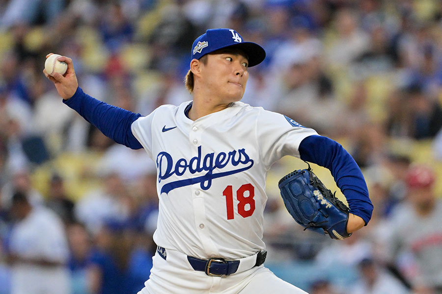 ドジャースの山本由伸【写真：ロイター】