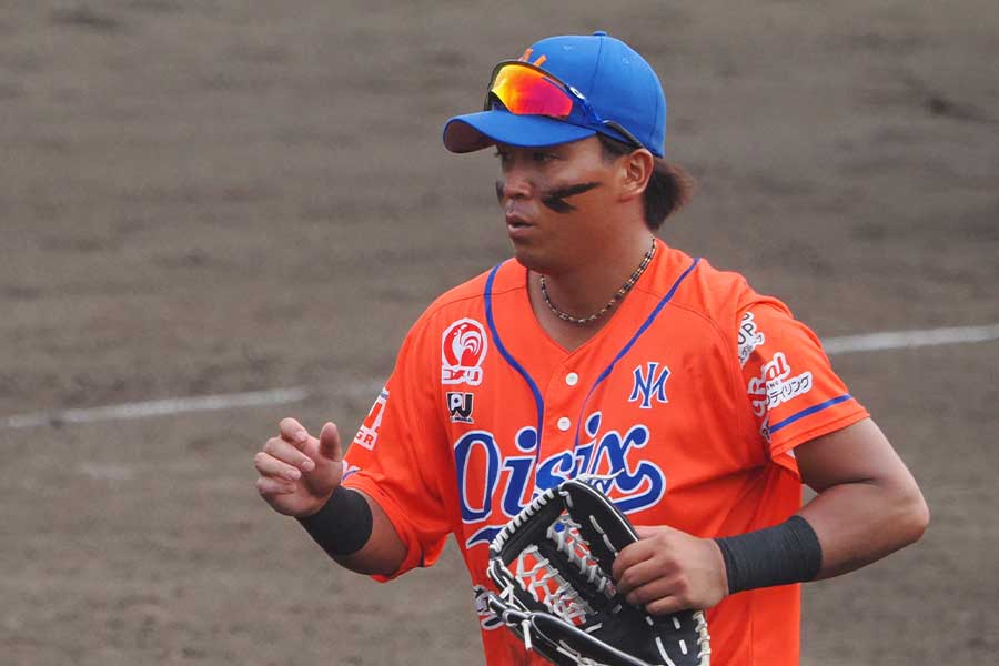 昨季から本塁打が倍増、知念に吉報は届くか【写真：羽鳥慶太】