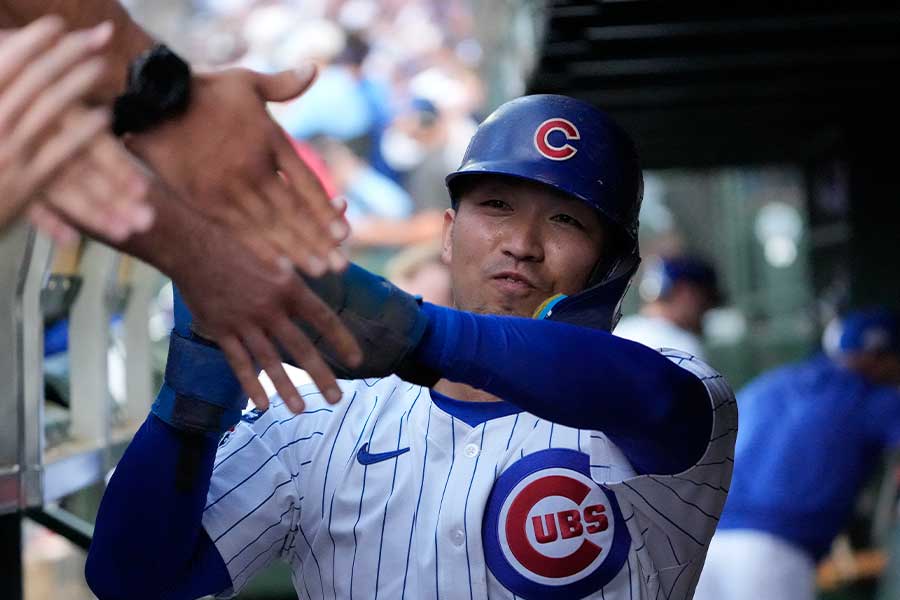 パドレス戦に出場したカブスの鈴木誠也【写真：ロイター】