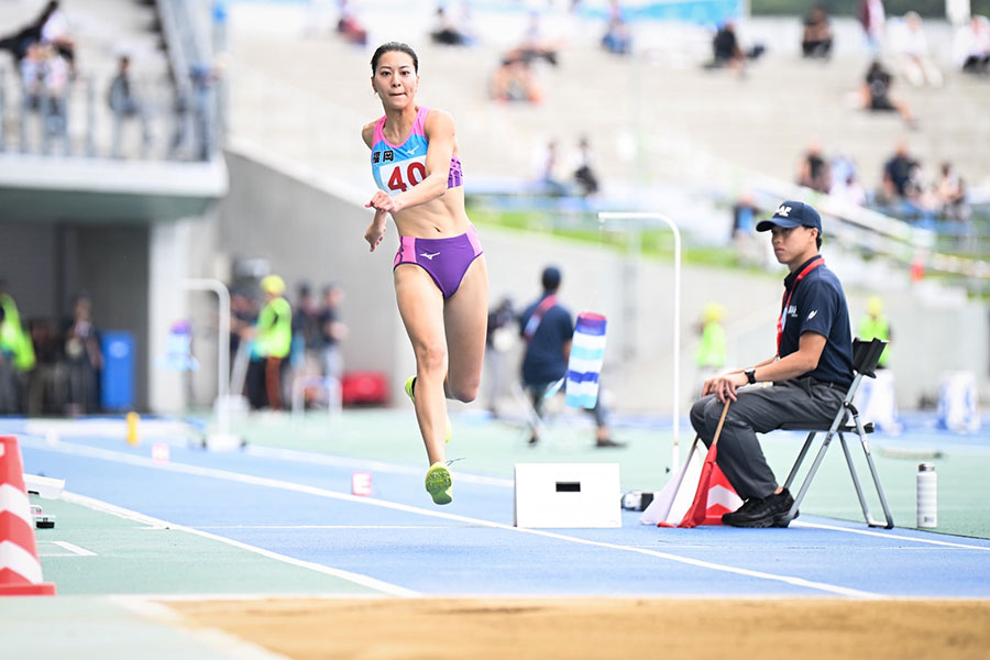 高島は日本記録樹立にも意欲を見せた【写真：中戸川知世】