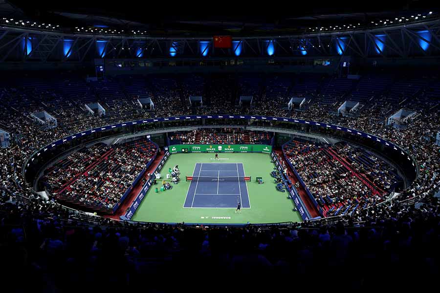 男子テニス上海マスターズで観客が退場させられる事件が発生【写真：ロイター】