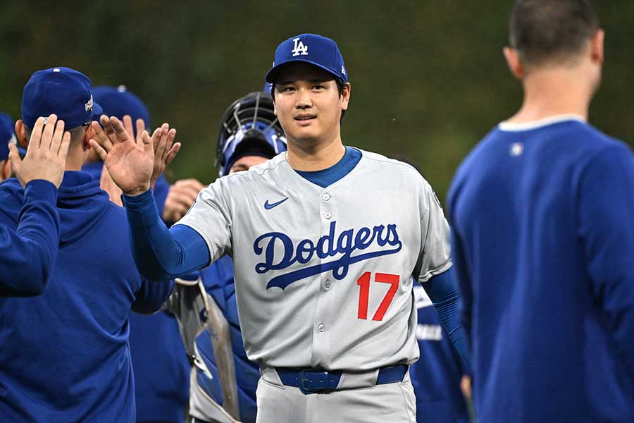 ドジャースの大谷翔平【写真：ロイター】