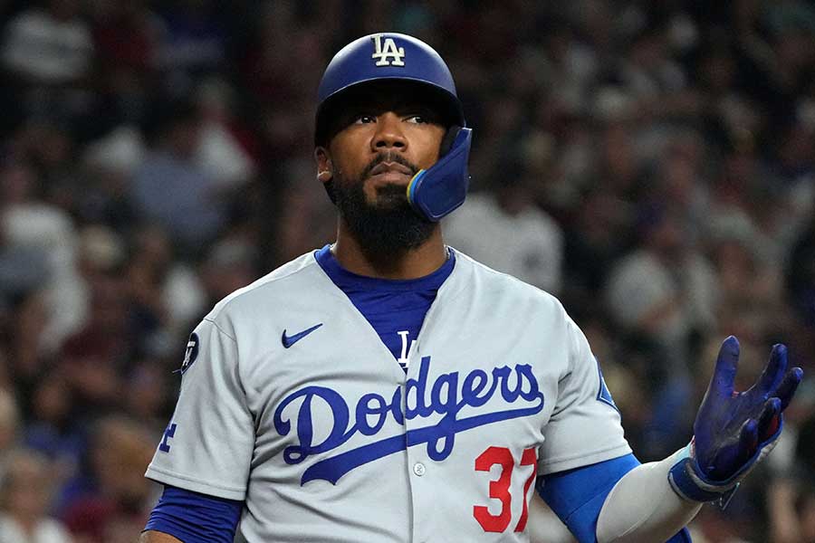 ドジャースのテオスカー・ヘルナンデス【写真：ロイター】