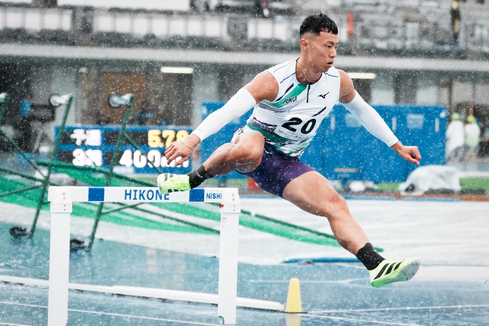 「DASHMAN RACE」圧勝で話題、国スポで雨中の力走を披露した深町飛太【写真：中戸川知世】