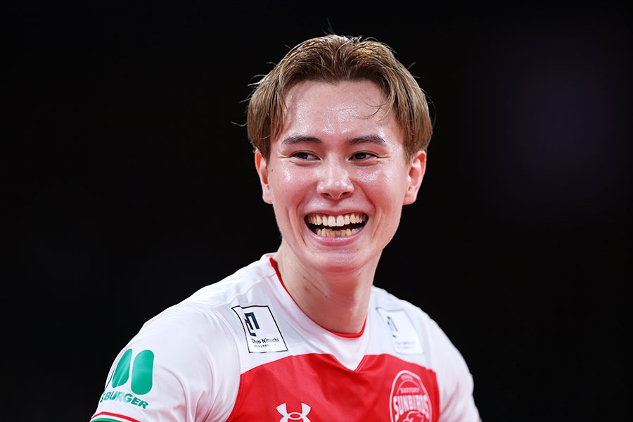 サントリーの高橋藍【 写真：森田直樹/アフロスポーツ】