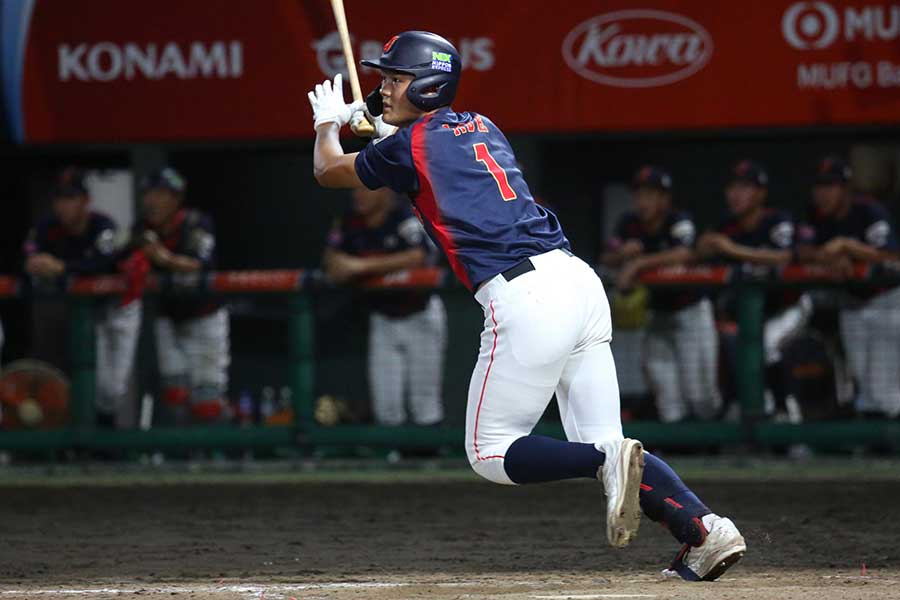 高校ジャパン主将を務めた阿部葉太は提出せず【写真:羽鳥慶太】