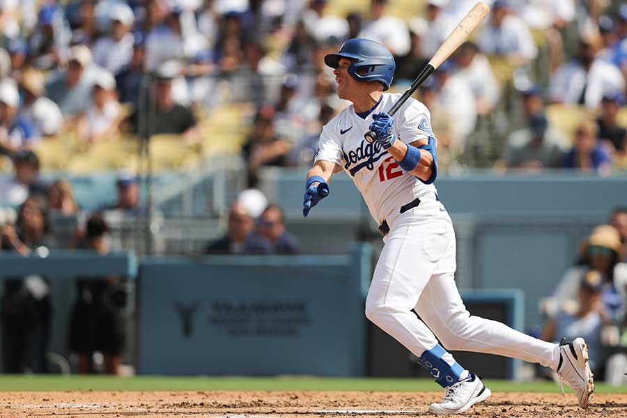 ドジャースのアレックス・コール【写真：AP/アフロ】