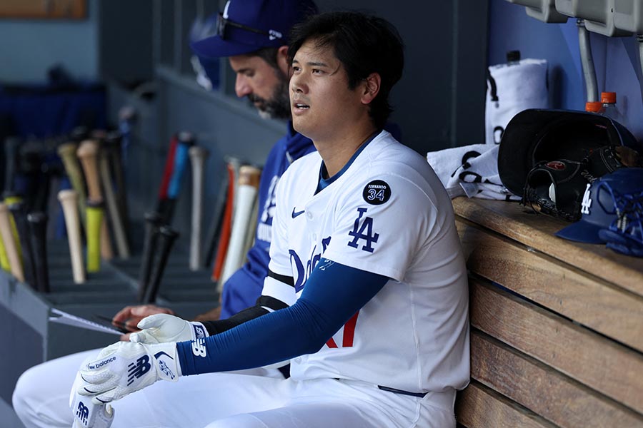 ドジャースの大谷翔平【写真：ロイター】