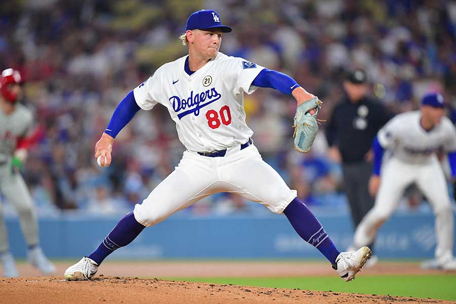 ドジャースのエメット・シーハン【写真：ロイター】