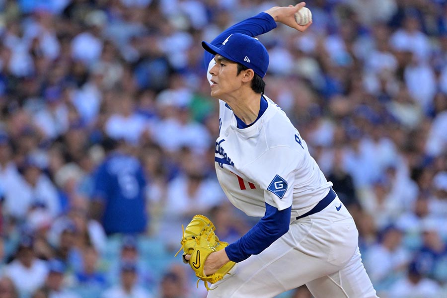 ドジャースの佐々木朗希【写真:ロイター】