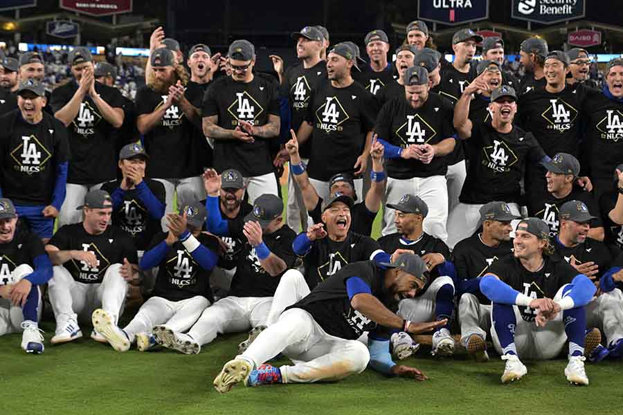ドジャースはナ・リーグ優勝決定シリーズでブルワーズと対戦する【写真:ロイター】