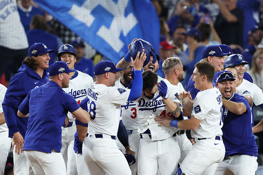 ドジャースはナ・リーグ優勝決定シリーズでブルワーズと対戦する【写真:ロイター】