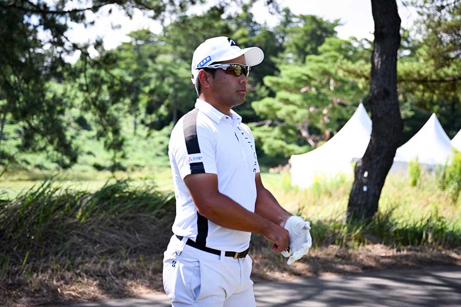 ベイカレントクラシックに出場している比嘉一貴【写真：中戸川知世】