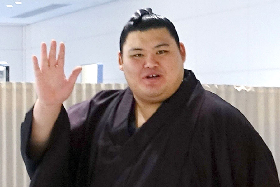 大相撲の英国ロンドン公演のために現地に向かった大の里【写真：産経新聞社】
