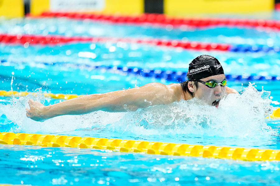 競泳の松元克央【写真：アフロスポーツ】