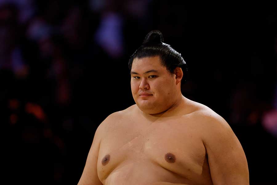 英国ロンドン公演に登場した大の里【写真:ロイター】