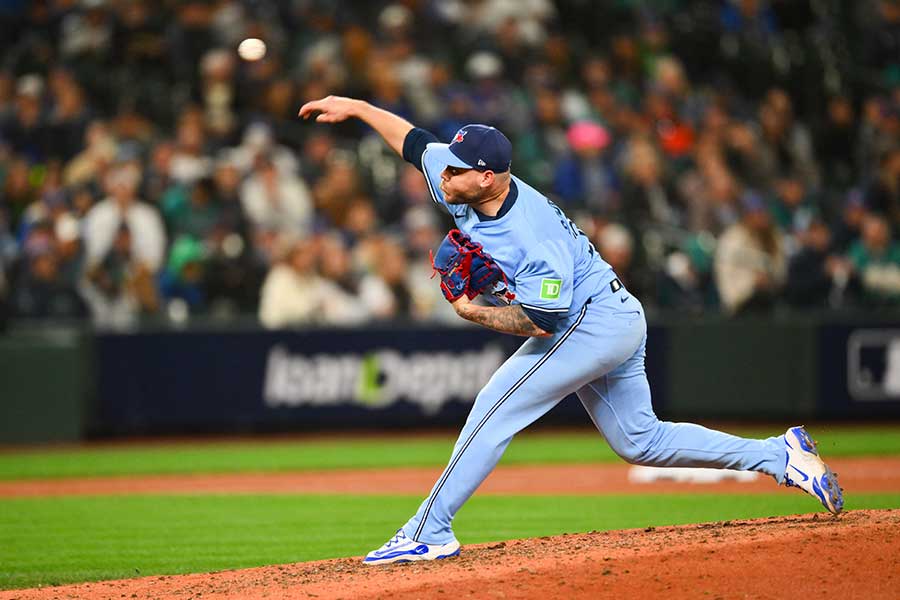 ブルージェイズのジャリエル・ロドリゲス【写真：ロイター】