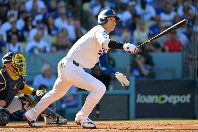 25打数2安打のスランプ」大谷翔平、泳がされても片手で三塁打 米記者が