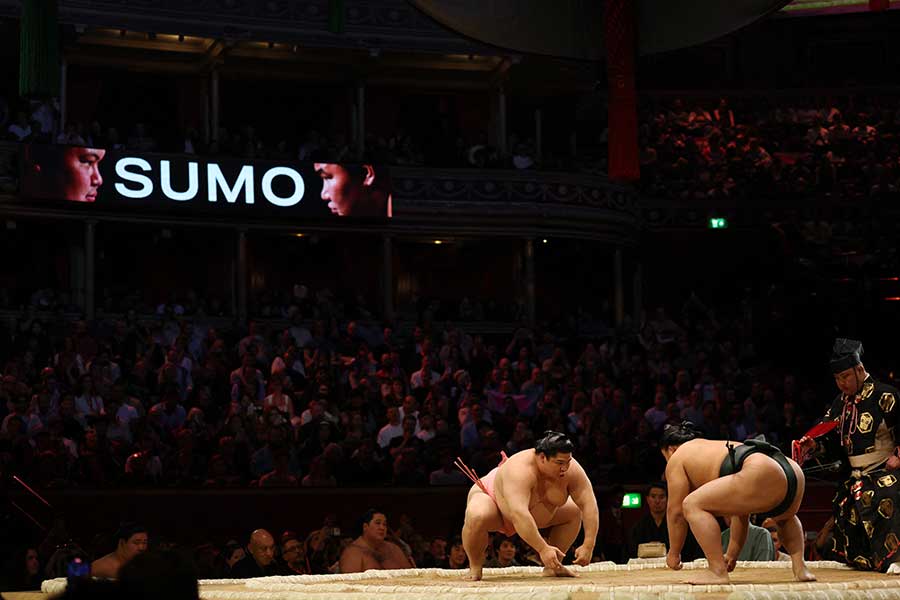 大相撲のロンドン公演が行われたロイヤル・アルバート・ホール【写真:ロイター】