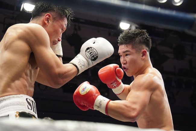 ハマのタイソン」田中空、5戦連続KO勝利でV1 熱戦観戦のボクサーが突如