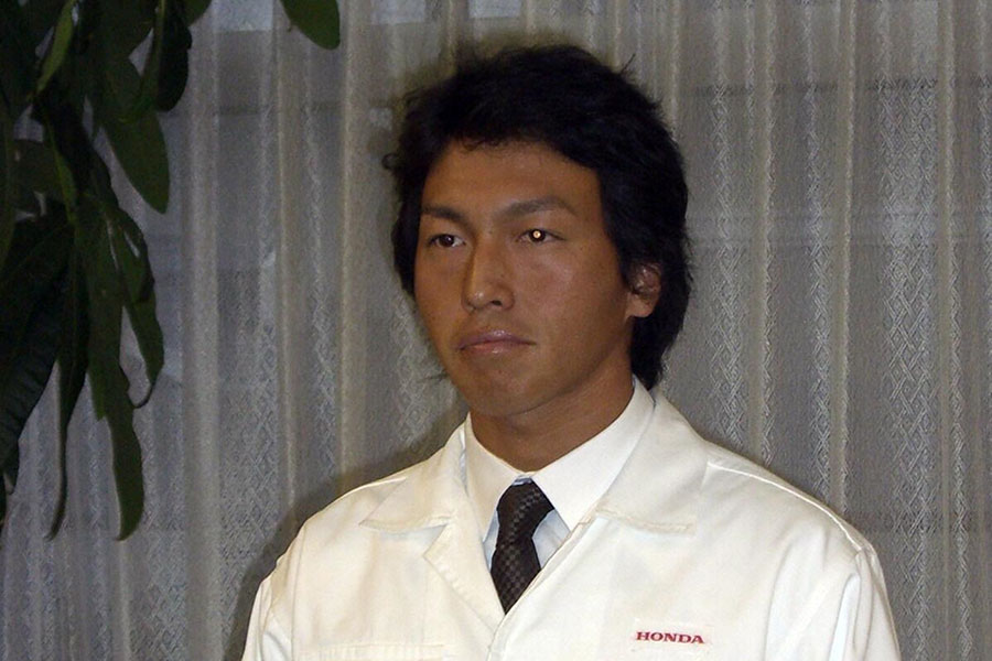 Honda時代の長野久義【写真：産経新聞社】